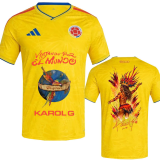 26-27 Colombia Home X-Karol G Graphics Fans Soccer Jersey