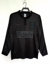 1995 LIV Black  Long Sleeve Retro Soccer Jersey (长袖)