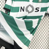 2018-2019 Sporting Lisbon Home Retro Soccer Jersey