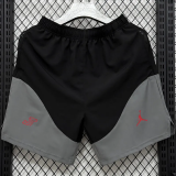 D338 PSG Black gray Casual Short Pants