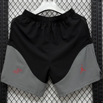 D338 PSG Black gray Casual Short Pants