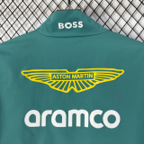 2026 F1 Aston Martin Green Racing Windbreaker