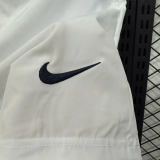 D338 PSG White Casual Short Pants