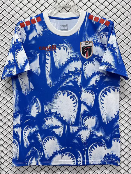 26-27 Cape Verde Blue Pre-Match Training shirts