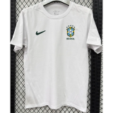 T291 Brazil White High Quality Casual T-Shirt