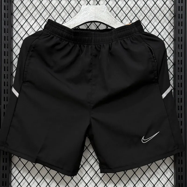D337 NK Black Casual Short Pants
