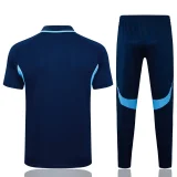 25-26 ARS Royal blue Short shirts and Long trousers Suit #C2530
