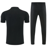 26-27 LIV Black Short shirts and Long trousers Suit (圆领)