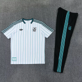 26-27 LIV White Short shirts and Long trousers Suit (圆领)