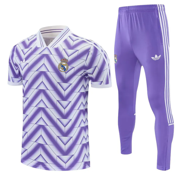 26-27 RMA Purple Short shirts and Long trousers Suit (圆领)