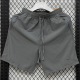 D707 NK Gray Casual Short Pants