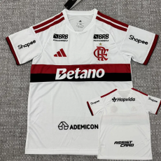 26-27 Flamengo Away (Print Sponsors) Fans Soccer Jersey (全广告)