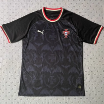 26-27 Portugal Black Special Edition Fans Training shirts (红圆领)