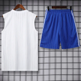 25-26 CHE White Tank top and shorts suit