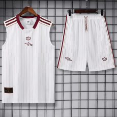 25-26 ARS White Tank top and shorts suit