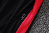 26-27 Brazil Black Half Pull Tracksuit #B26034(半拉链)