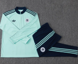 26-27 Germany Light green Half Pull Tracksuit #B26040(半拉链)