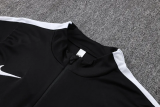 26-27 PSG Black Half Pull Tracksuit #B26033(半拉链)