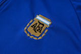 26-27 Argentina Fancy blue Half Pull Tracksuit #B26037(半拉链)