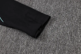 26-27 Brazil Black Half Pull Tracksuit #B26035(半拉链)
