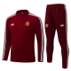 26-27 Spain Brown Red Half Pull Tracksuit #B26036(半拉链)