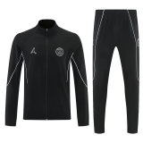 26-27 PSG Jordan Black Windbreaker Suit (风衣套装)