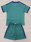 26-27 Argentina Green Goalkeeper Kids Soccer Jersey