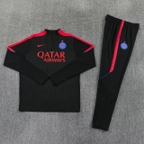 26-27 PSG Black Half Pull Tracksuit (半拉链)