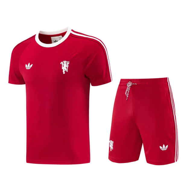 26-27 Man Utd Red Training Short Suit