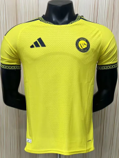 26-27 AL-Nassr Yellow Player Version Soccer Jersey
