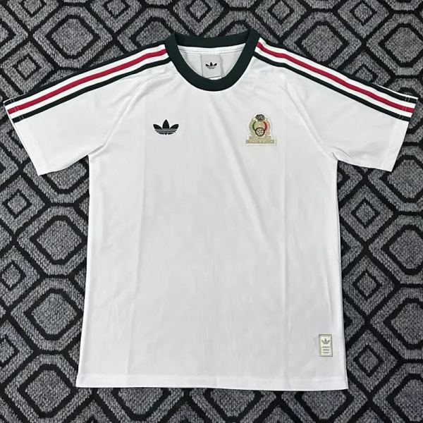 26-27 Mexico White Casual Edition Fans Training shirts (绿三叶)
