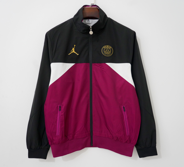24-25 PSG Purple Black Windbreaker