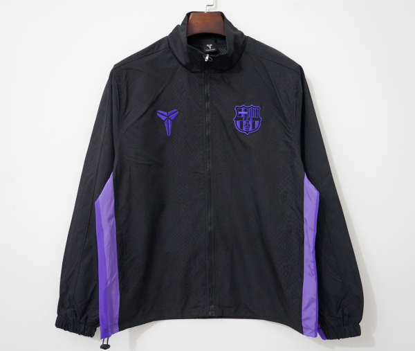25-26 BAR Black Windbreaker #刺绣