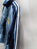 2006 Argentina Royal Blue Retro Windbreaker