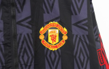 1993-1995 Man Utd Black Gray Windbreaker
