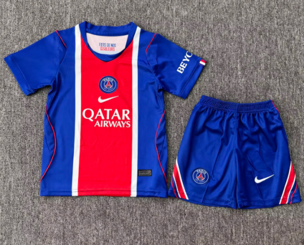 26-27 PSG Home Kids Soccer jersey
