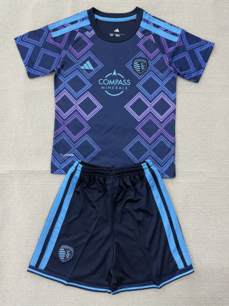26-27 Sporting Kansas City Away Kids Soccer Jersey