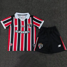 26-27 Sao Paulo Away Kids Soccer Jersey