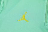 26-27 Brazil Light green Kids Half Pull Tracksuit (童装)(半拉链)