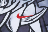 26-27 England White Half Pull Tracksuit (涂鸦半拉链)