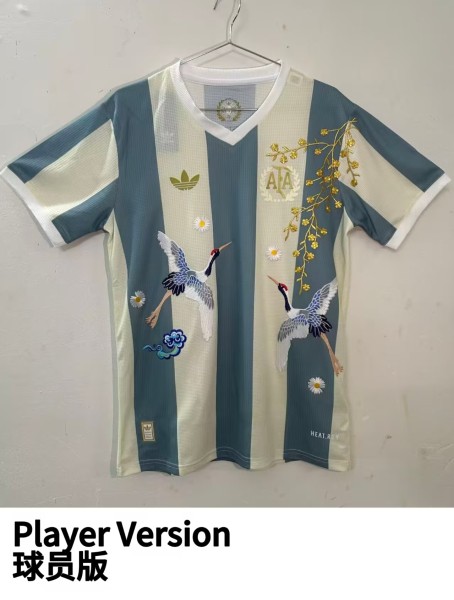 24-25 Argentina 50th Anniversary Player Version Soccer Jersey（刺绣球员）