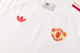 26-27 Man Utd White Training Short Suit