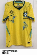 26-27 Brazil Home Player Version Soccer Jersey（刺绣）