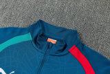 26-27 Portugal Lake blue Half Pull Tracksuit (半拉链)