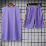 25-26 Man Utd Purple Tank top and shorts suit