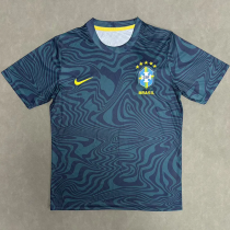 26-27 Brazil Green Black Training shirts