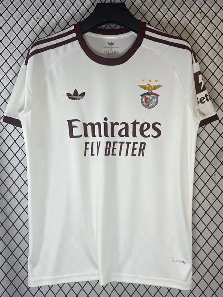 26-27 Benfica Beige White Fans Soccer Jersey