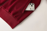 26-27 Spain Brown Red Jacket Tracksuit #01