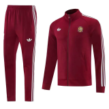 26-27 Spain Brown Red Jacket Tracksuit #01