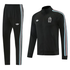 26-27 Belgium Black Jacket Tracksuit #01